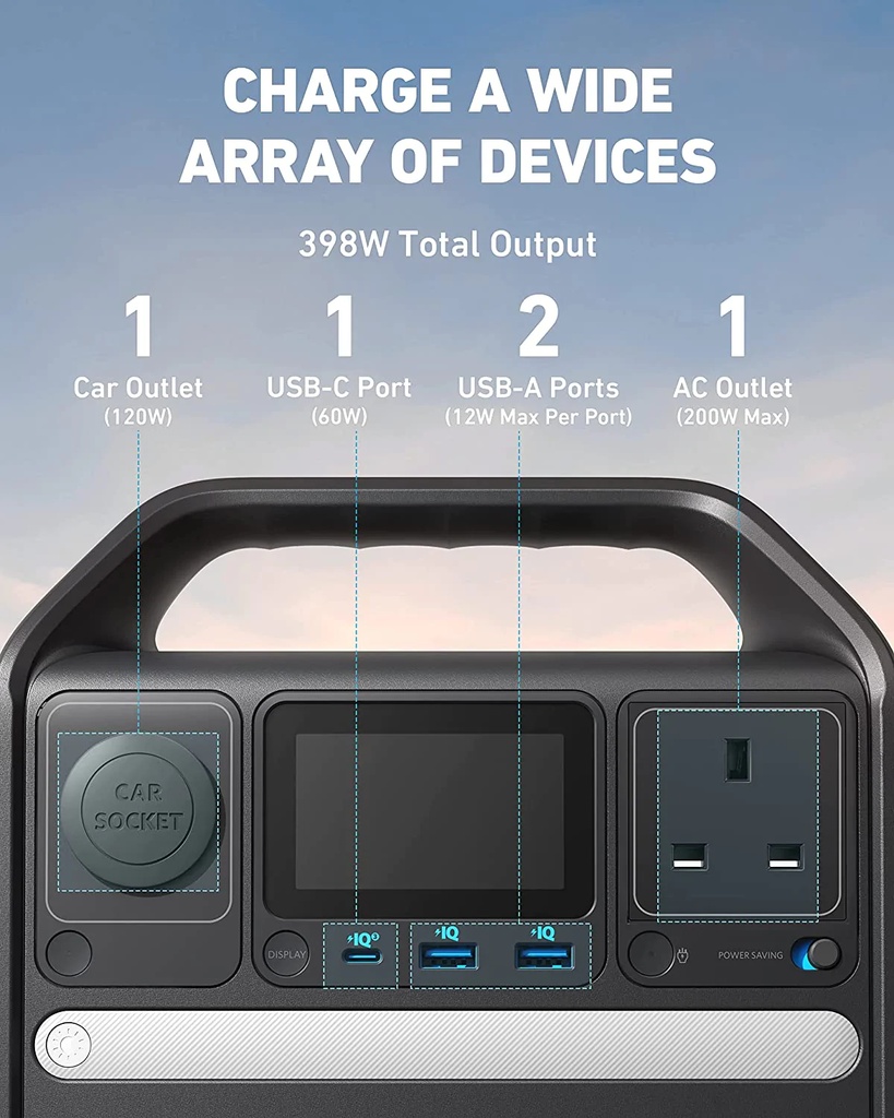 Anker 521 Portable Power Station (PowerHouse 200W/256Wh